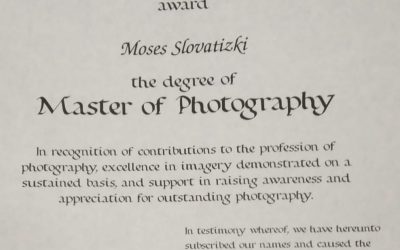 San Diego Photographer Moses Slovatizki Earns Master of Photography Degree, Strengthening His Leadership in Wedding, Portrait, and Editorial Photography
